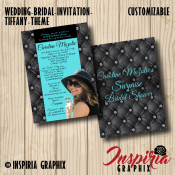 BRIDAL SHOWER INVITATION- TIFFANY STYLE